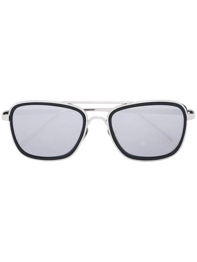 Linda Farrow Square Tinted Sunglasses In Black