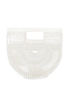 Cult Gaia Ark Clutch In White