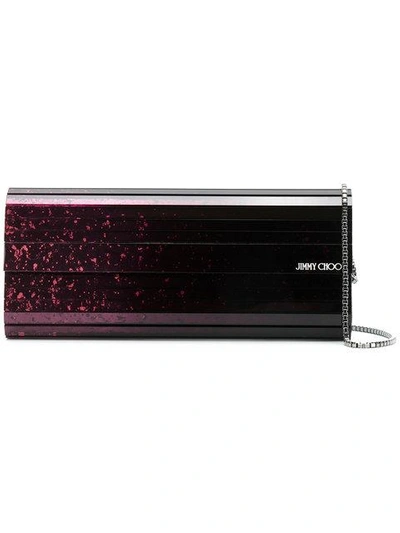 Jimmy Choo Rectangular Clutch Bag - Red In Red