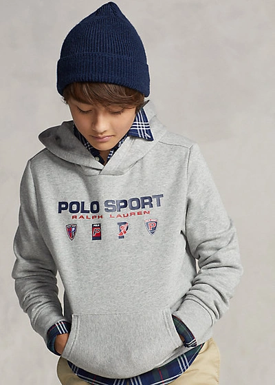 Polo Ralph Lauren Kids' Polo Sport P-wing Fleece Hoodie In Andover Heather  | ModeSens