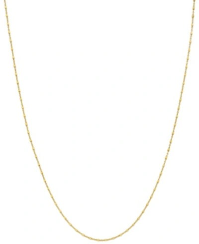 Giani Bernini Square Bead Fancy Link Chain Necklace Collection In Sterling Silver 18k Gold Plated Sterling Silver In Gold Over Silver