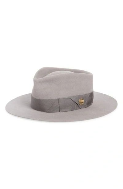 Gladys Tamez Saint Marie Felt Hat In Light Grey