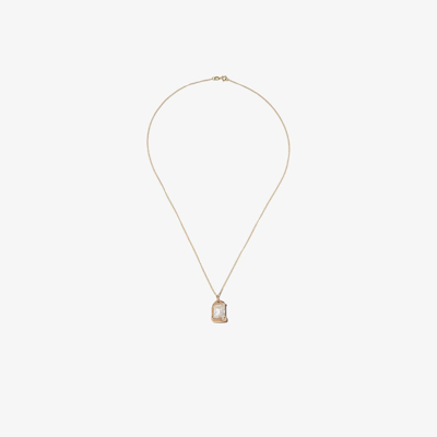 Bleue Burnham 9kt Yellow Gold The Rose Pendant Necklace