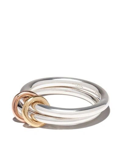 Spinelli Kilcollin Silver, 18kt Yellow And Rose Gold Calliope Ring