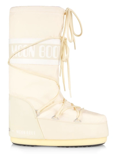 Moon Boot Icon Nylon Boots In White