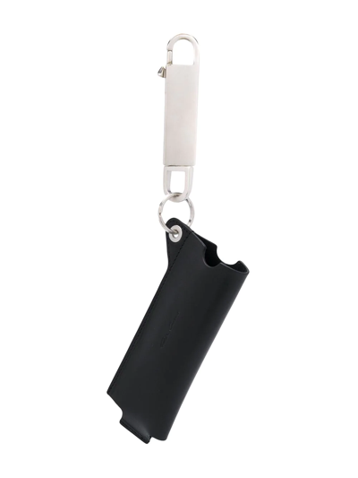 Rick Owens Pouch Keyring In Black