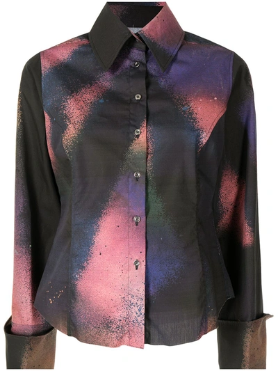 Marques' Almeida Marques'almeida Graphic Print Shirt In Pink