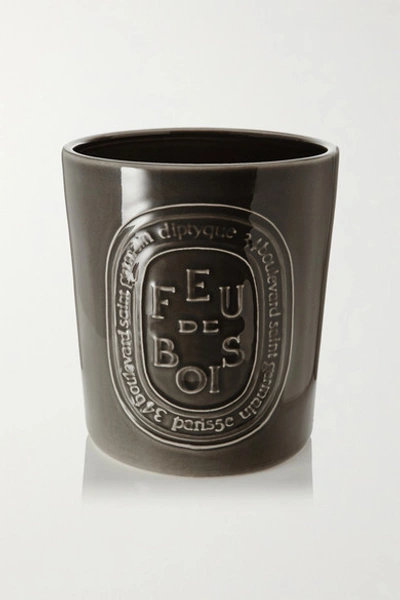 Diptyque Feu De Bois Scented Candle, 1500g In Gray