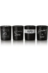 Bella Freud Parfum Mini Votive Set Of Four Candles, 4 X 70g In Colorless