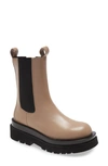 Jeffrey Campbell Tanked Chelsea Boot In Taupe