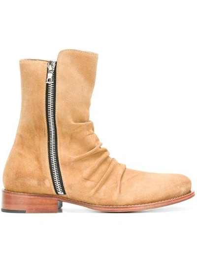 Amiri Zipped Ankle Boots