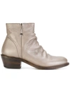 Fiorentini + Baker Fitted Boots In Silver