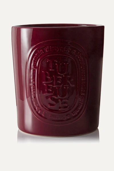 Diptyque Tubéreuse Scented Candle, 1500g In Red