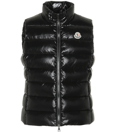 Moncler Ghany Shiny Quilted Puffer Vest In Default Title