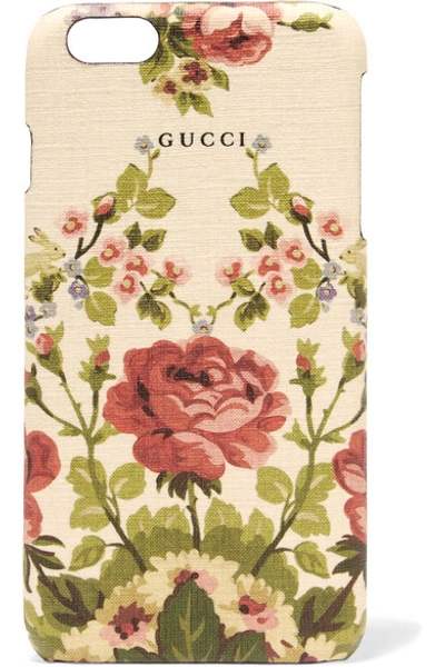 Gucci Adonis Floral-print Textured Iphone 6 Plus Case