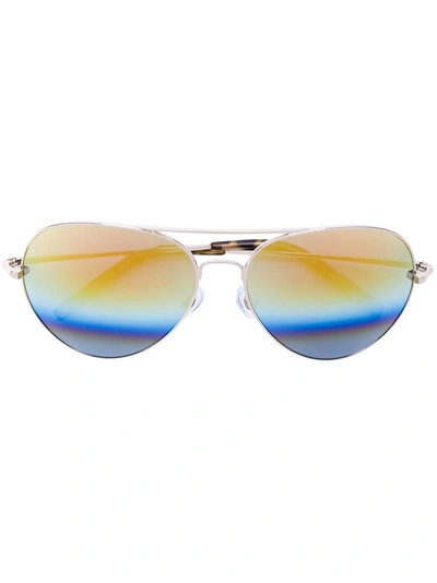 Matthew Williamson Aviator Sunglasses - Metallic