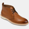 Thomas & Vine Men's Booker Plain Toe Chukka Boot Men's Shoes In Brown