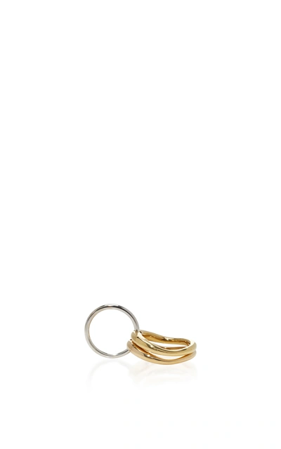 Charlotte Chesnais Silver And Gold Neo Lover Ring In Metallic