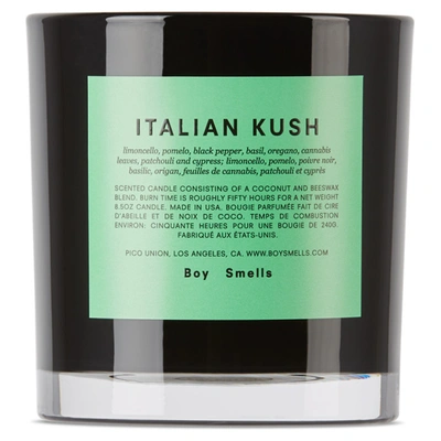 Boy Smells Italian Kush Scented Candle 8.5 Oz. In Green