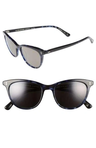 Oliver Peoples Jardinette 52mm Cat Eye Sunglasses - Blue