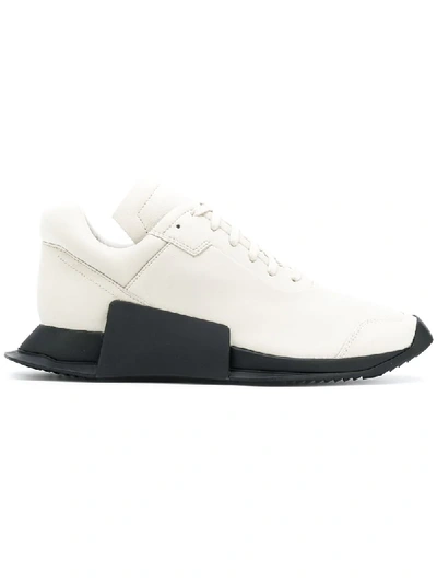 Adidas Originals Rick Owens X Adidas New Runner Sneaker In White