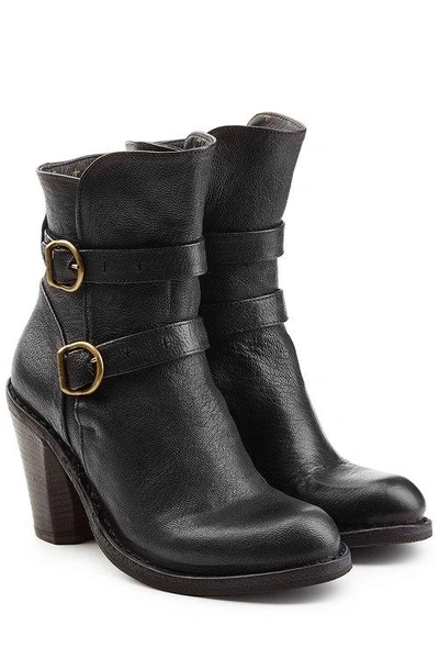 Fiorentini + Baker Leather Double Strap Ankle Boots