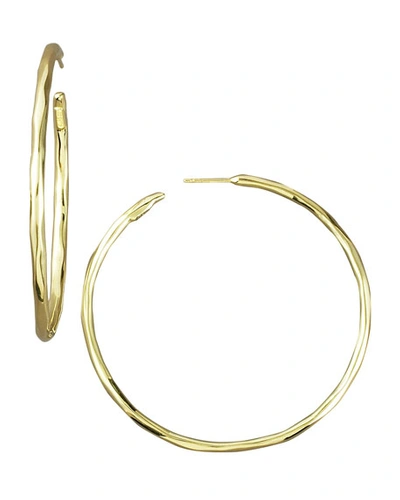 Ippolita Women's Classico Medium 18k Yellow Gold Faceted Hoop Earrings
