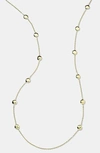 Ippolita Women's Classico Long 18k Yellow Gold Hammered Pinball Multi-station Layering Necklace