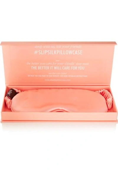 Slip Silk Eye Mask - Peach