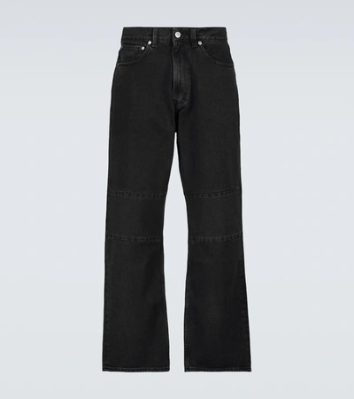Our Legacy Extended Third Cut Straight Leg Jeans In Black