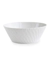 Bernardaud Twist White Salad Bowl, 9.5"