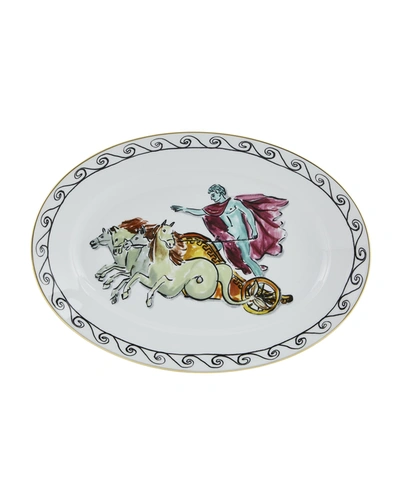 Richard Ginori Neptune's Voyage Oval Platter, White