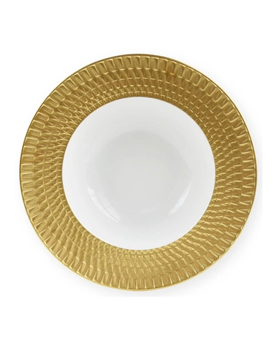 Bernardaud Twist Gold Rim Soup Plate