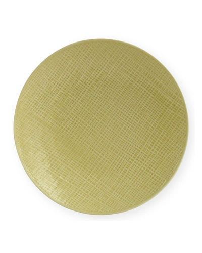 Bernardaud Organza Yellow Coupe Salad Plate