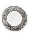 Bernardaud Twist Platinum Salad Plate - 100% Exclusive In White/platinum