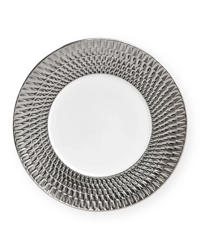 Bernardaud Twist Platinum Salad Plate - 100% Exclusive In White/platinum