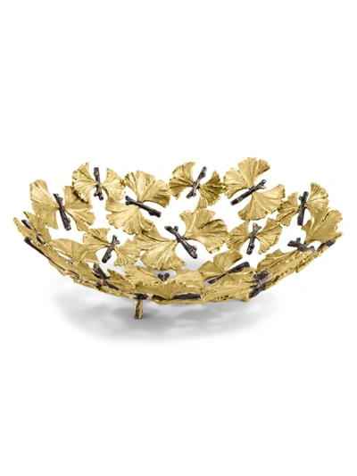 Michael Aram Butterfly Ginkgo Bread Basket In Gold- Tone