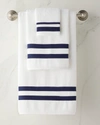 Matouk Marlowe Hand Towel In Navy