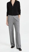 Vince Cashmere Button-front Polo Cardigan In Black