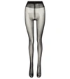 Wolford Individual Nearly Black 10 Denier Tights