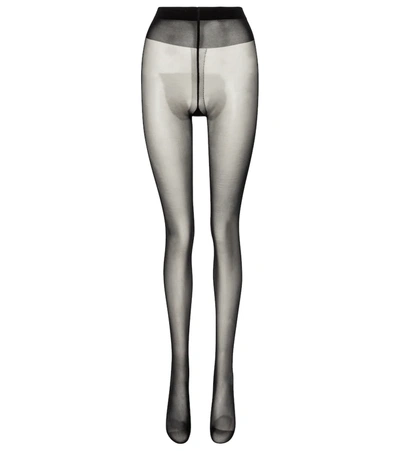 Wolford Individual Nearly Black 10 Denier Tights