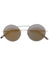 Oliver Peoples 'nickol' Engraved Sunglasses In Metallic