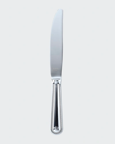 Versace Greca Stainless Steel Dessert Knife In Metallic
