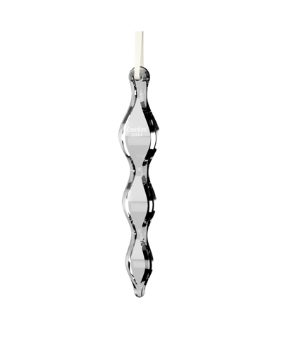 Orrefors Christmas 2021 Annual Icicle Ornament In Clear