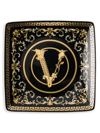 Versace Virtus Gala Black Canape Dish