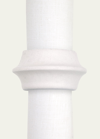 L'objet Terra Porcelain Napkin Rings (set Of Four) In Aged Iron