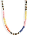 Lele Sadoughi Sedona Collar Necklace In Desert Rainbow