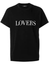 Amiri Lover Tee Black Cotton T-shirt