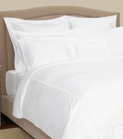 Peter Reed Pendle Square Pillowcase (70cm X 70cm) In White
