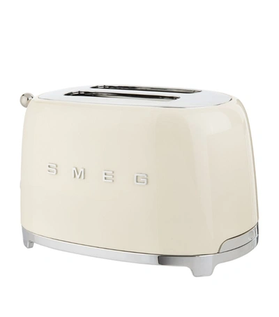 Smeg 2-slot Toaster In Ivory White